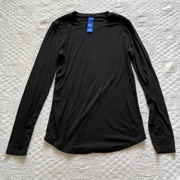 Kit and Ace Tops - Kit and Ace black long sleeve crew tee shirt size medium